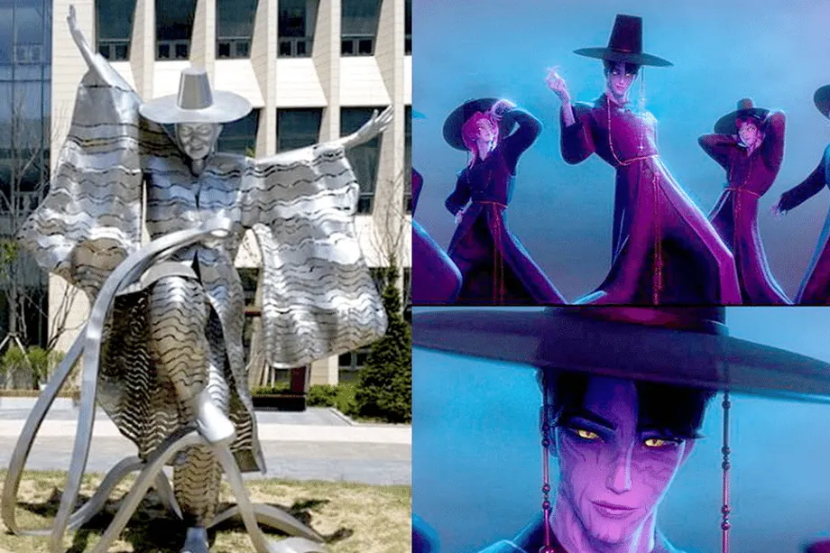 La cultura pop revive una polémica estatua de Sejong que fue comparada con la Parca