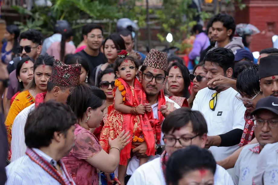 Nepal elige a una nueva diosa viviente Kumari