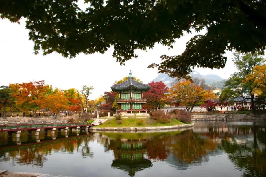 El calor retrasa los colores del otoño en Corea del Sur mientras cae la primera nieve en Seoraksan