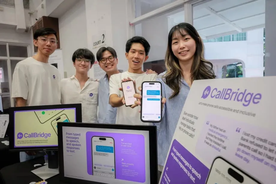 La aplicación CallBridge permite a las personas sordas hacer y recibir llamadas en Singapur