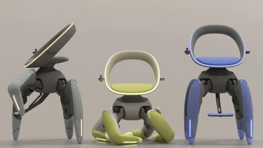 Toyota presenta Walk Me, una silla robótica que camina, sube escaleras y se pliega para transportarla