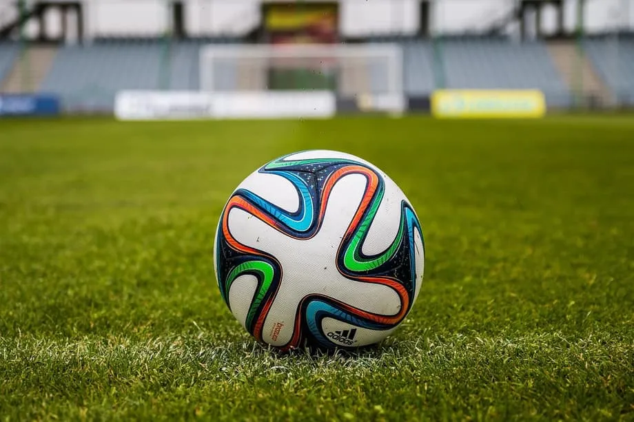 ball, grass, soccer, football, nature, soccer ball, sport, game, play, football field, stadium, f...
