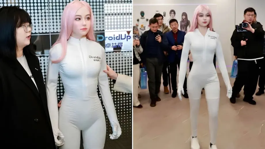 La startup de Shanghái DroidUp presenta a Moya, un robot humanoide de 173.000 dólares que camina, sonríe y se siente cálido al tacto