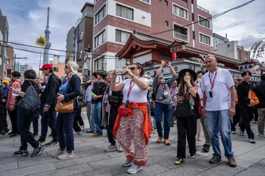 El turismo en Japón alcanza un récord en marzo pese a las tensiones con China y la guerra con Irán