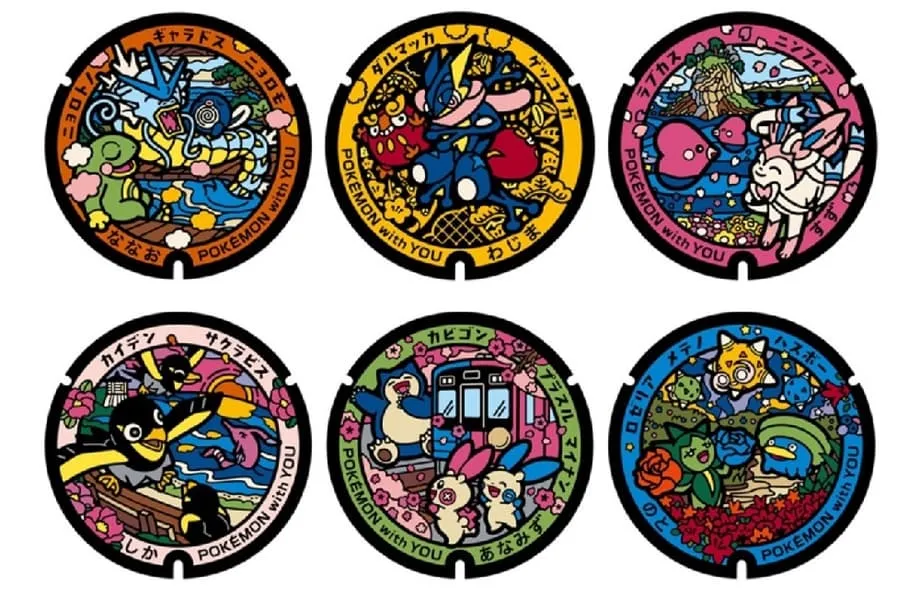 Una recuperación llena de color: presentan tapas de alcantarilla de Pokémon para revitalizar la devastada península de Noto, en Japón