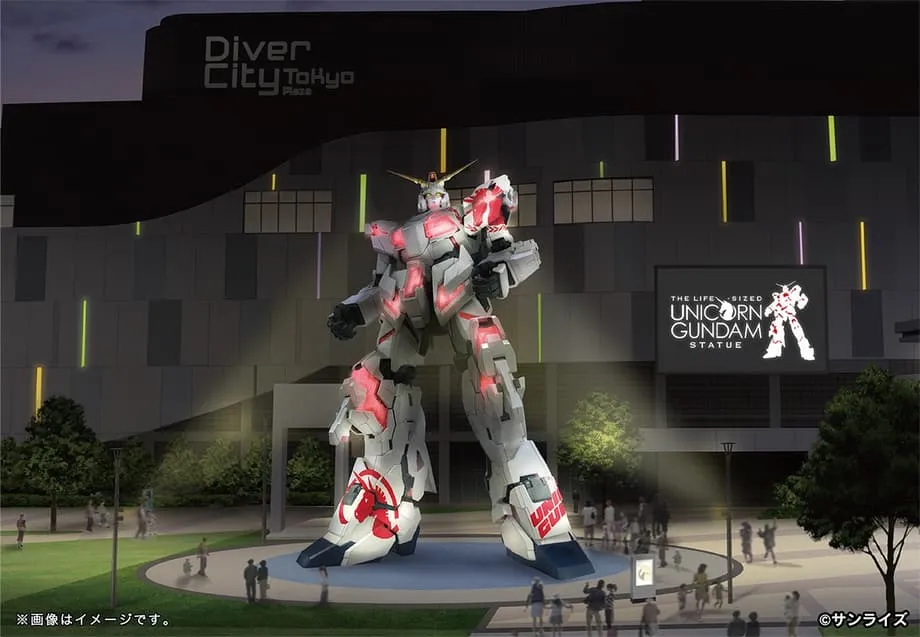 El Unicorn Gundam de tamaño real de Tokio entra en sus últimos meses con un rediseño de su creador antes de ser retirado en agosto